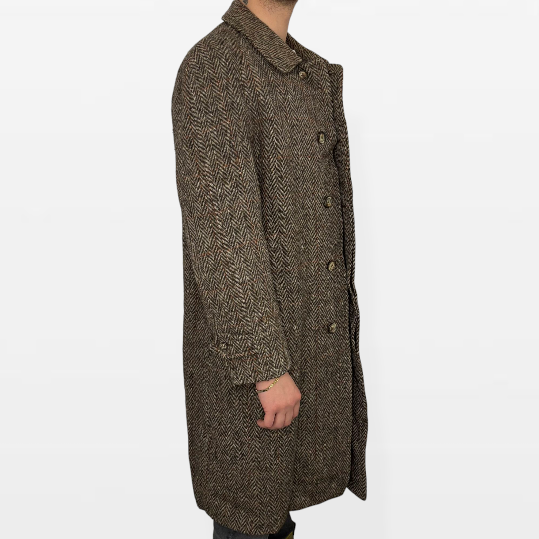 Burberrys Irish Tweed Vintage Coat – Cappotto in Tweed Irlandese