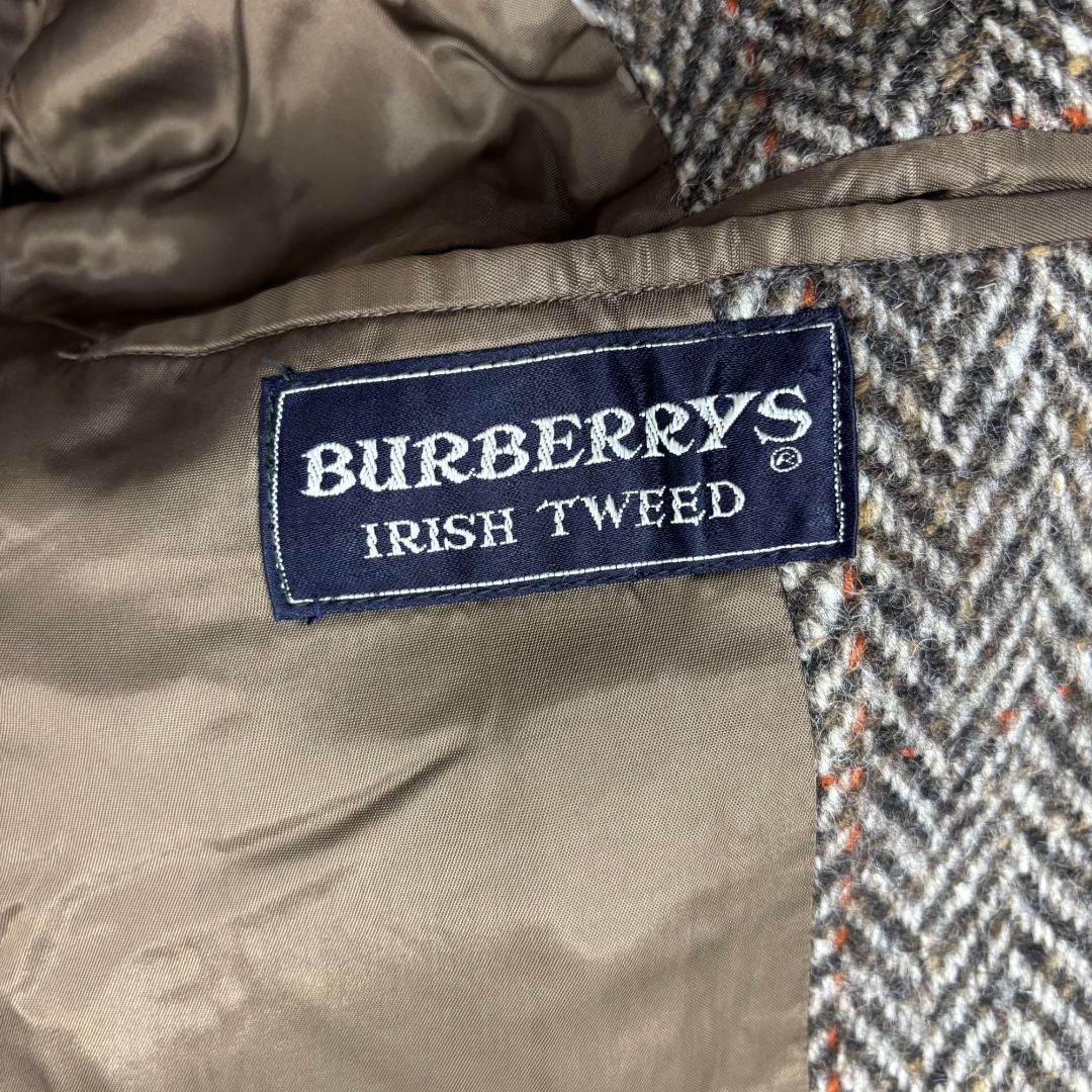 Burberrys Irish Tweed Vintage Coat – Cappotto in Tweed Irlandese