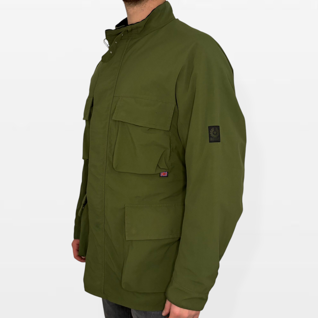 Giacca Belstaff Vintage Verde Militare – Iconico Stile Heritage