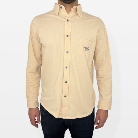 Camicia Vintage Calvin Klein – Beige Manica Lunga