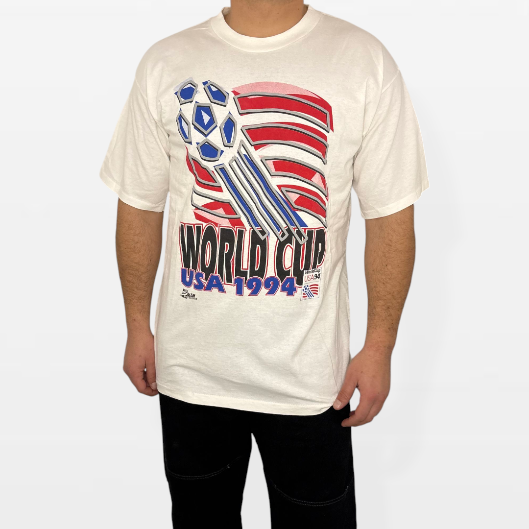 T-Shirt Single Stitch Vintage USA 1994 World Cup