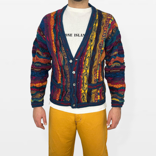 Cardigan Vintage COOGI Multicolor – Made in Australia