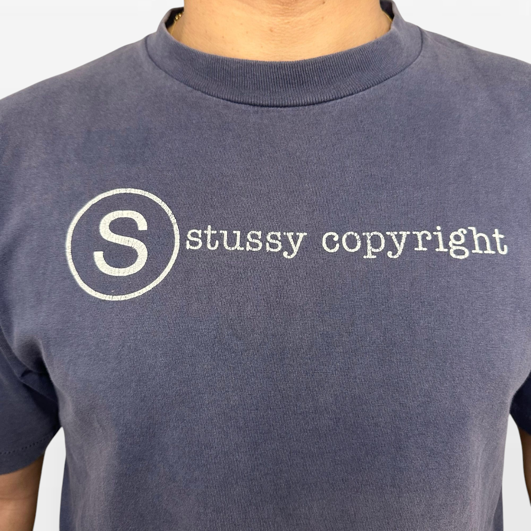 Stussy Copyright Vintage T-Shirt Single Stitch – Made in USA