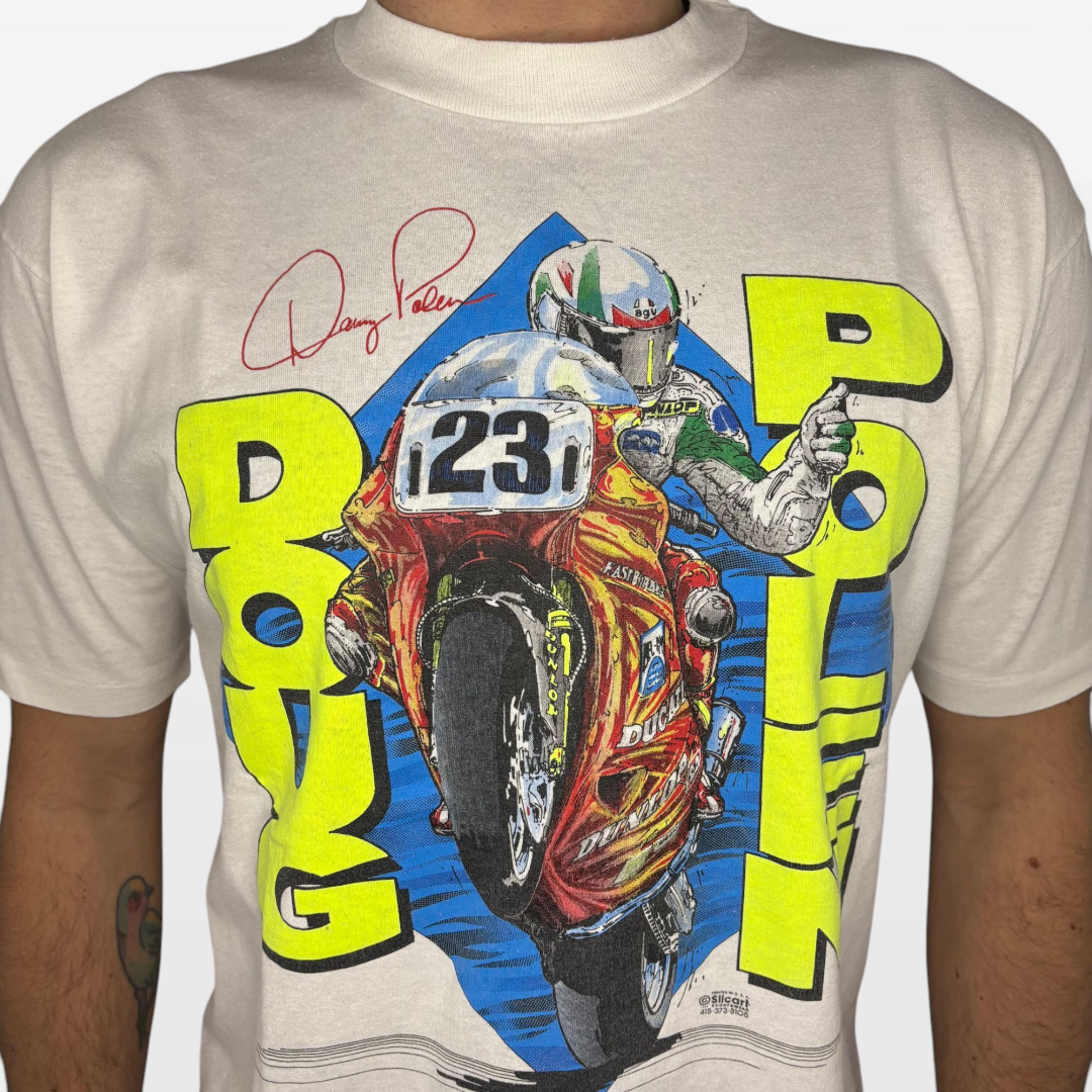 Doug Polen Ducati Vintage T-Shirt Single Stitch – Anni '90