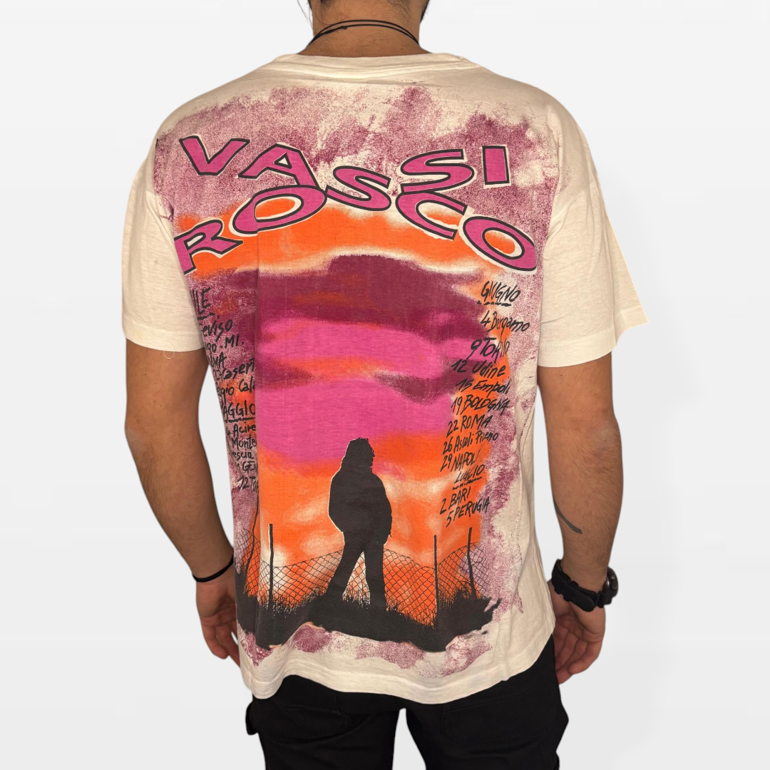 Vasco Rossi Tour Vintage T-Shirt Single Stitch