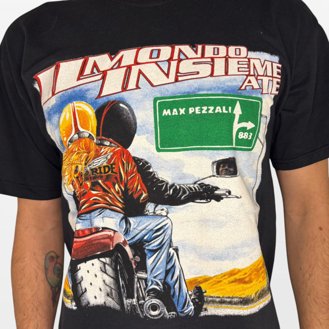 T-Shirt Vintage "Il Mondo Insieme a Te" - Max Pezzali 883